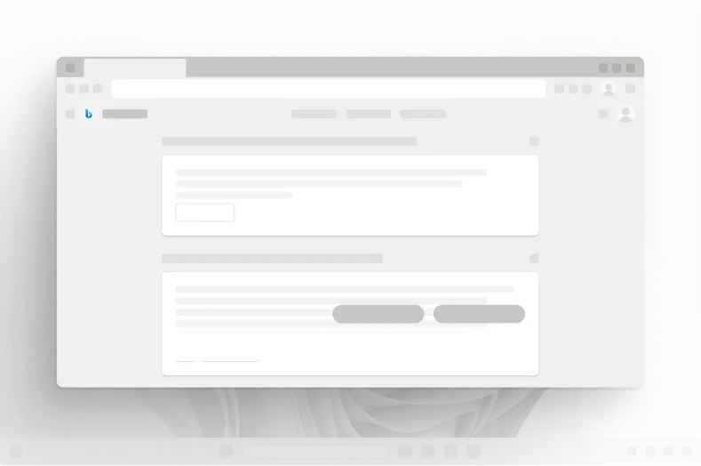 Immersive experience wireframe