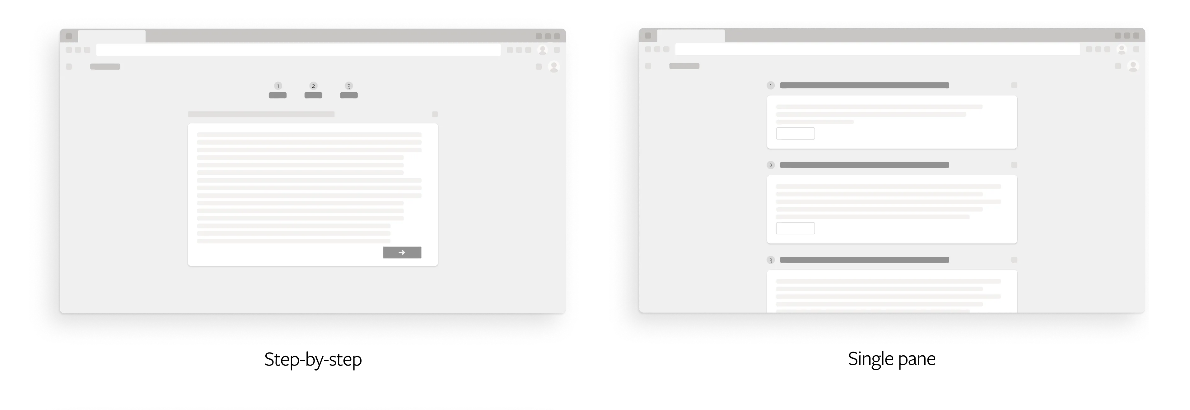 Step-by-Step and Single Pane