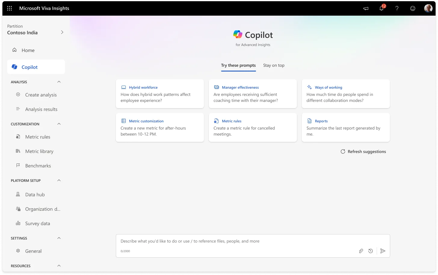 The Copilot home image