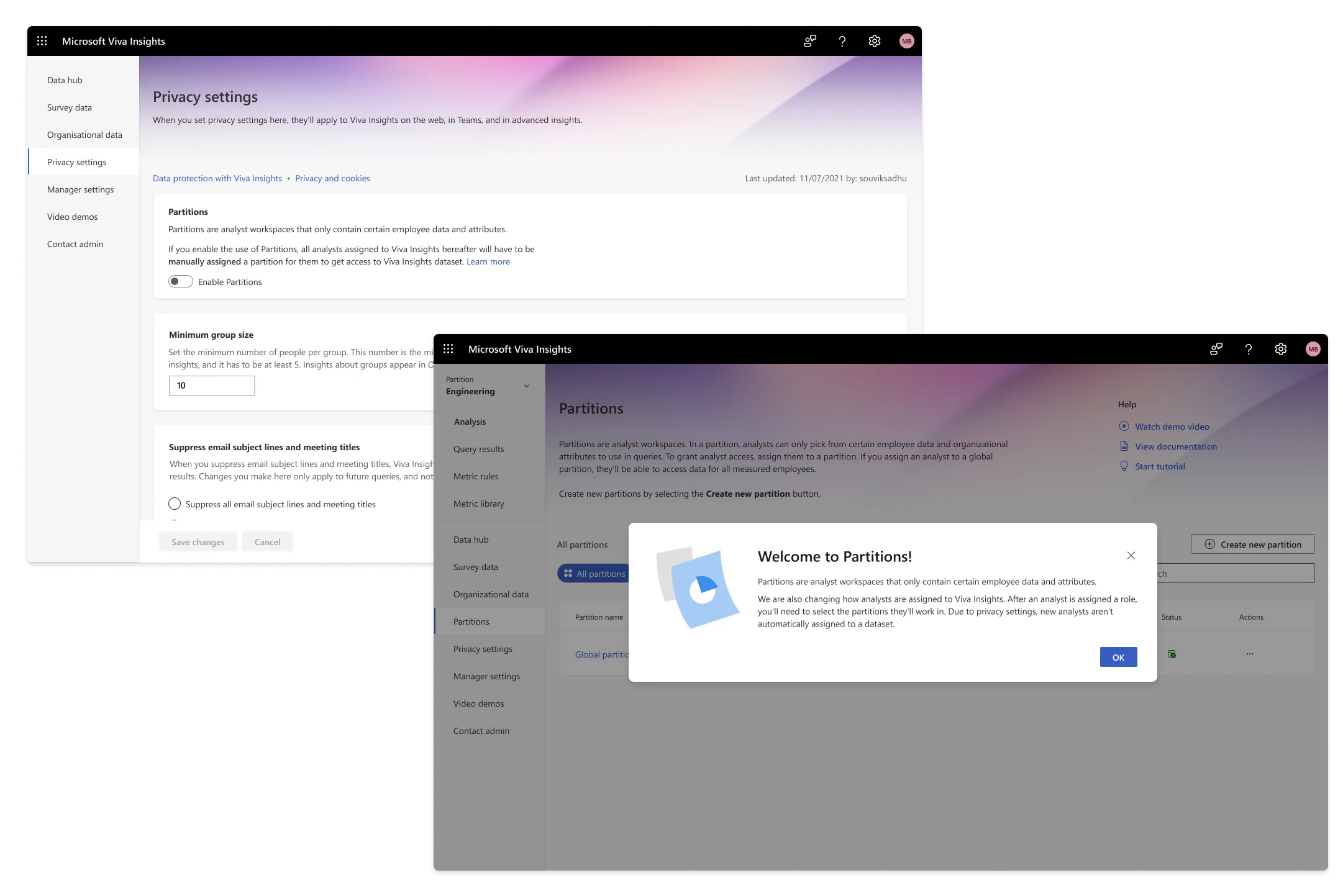 The modal experience image