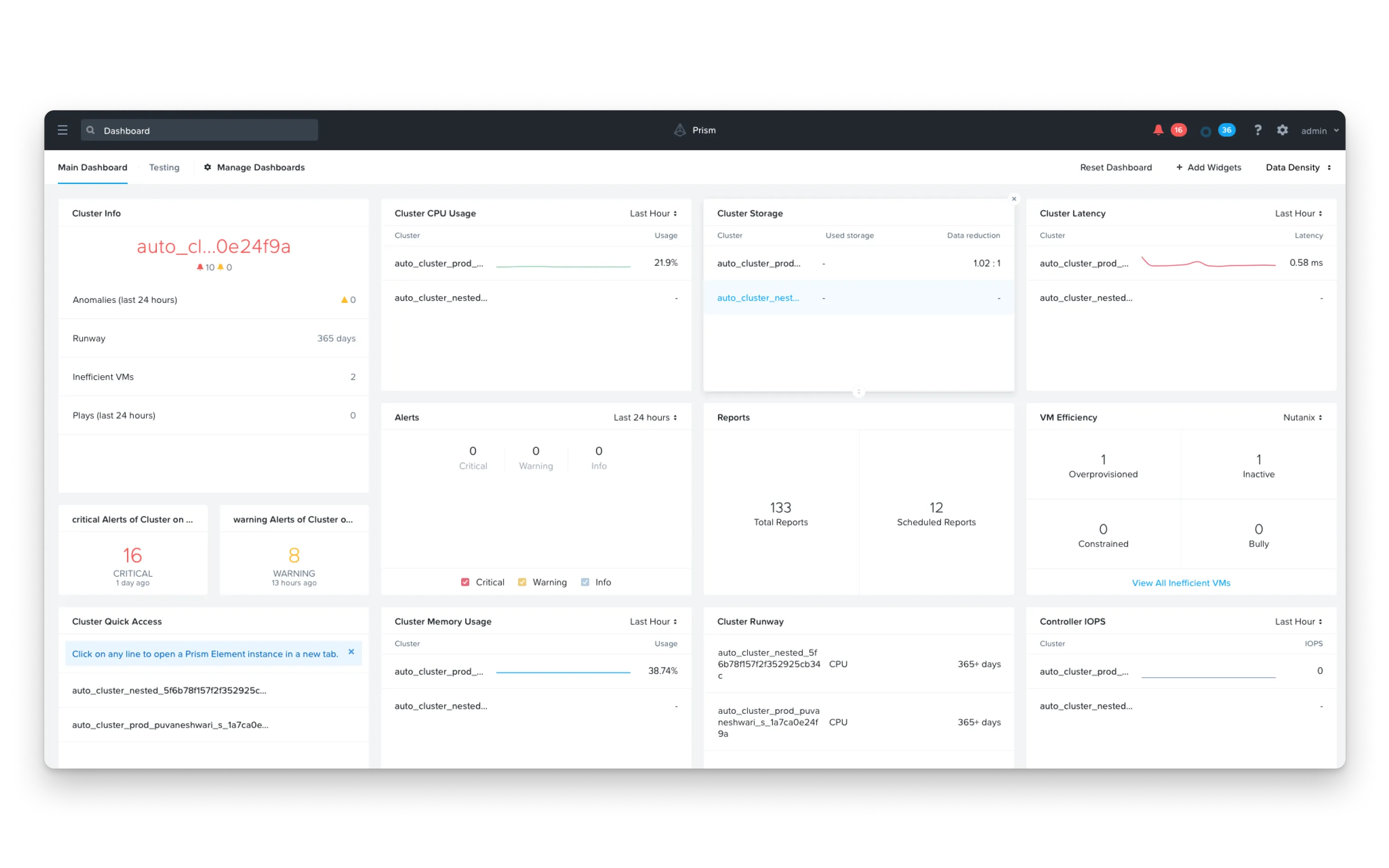 Monitoring Dashboard Overview image