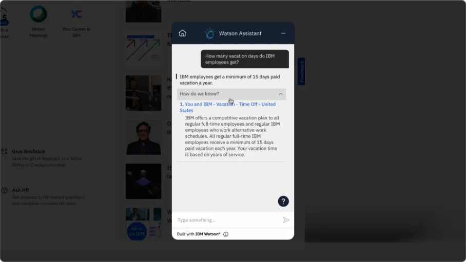 IBM Watson Analytics Assistant